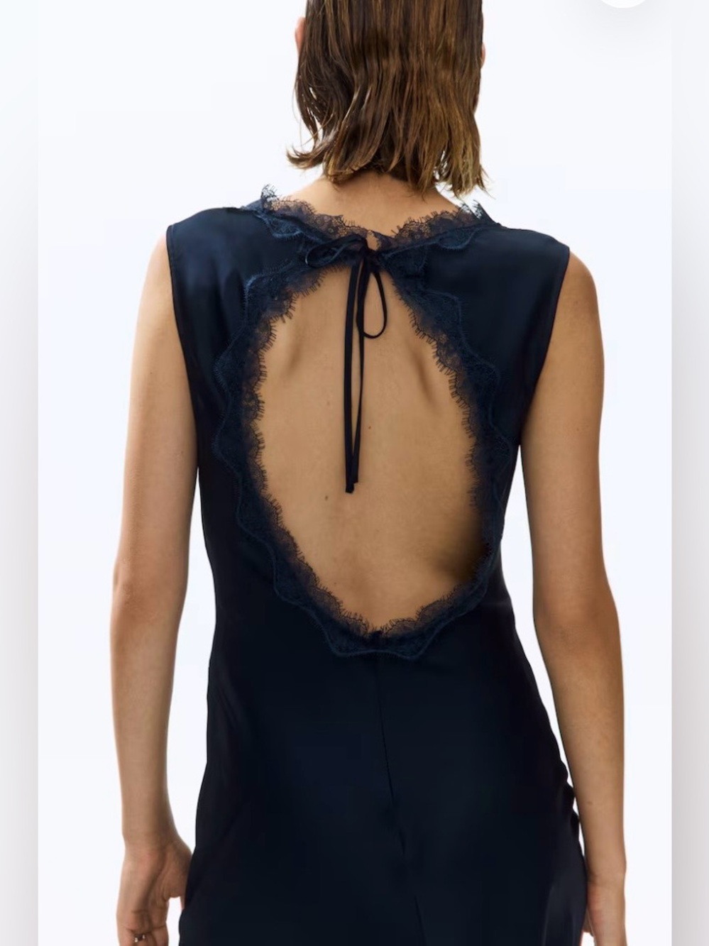 Through the looking glass satin lace dress - NWT, size M